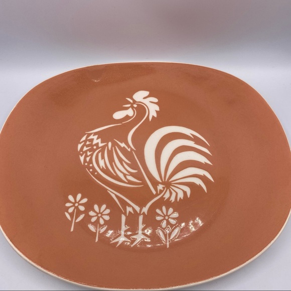 Vintage Harkerware Rooster Platter - Picture 2 of 4